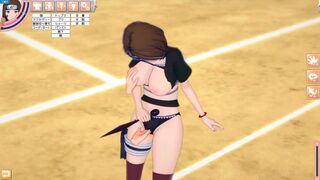 【エロゲーコイカツ！】Naruto(ナルト疾風伝) のはらリン3DCG巨乳アニメ動画[Hentai Game Koikatsu! Rin Nohara(Anime 3DCG Video)]