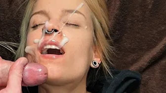 HE CONTINUES TO FUCK ME AFTER HE CAME ON MY FACE! | FACIAL CUMSHOT