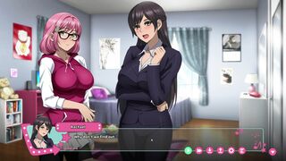 Futa Dine N Dash - Futanari with Big Hentai Dick with Dominant Lesbian Mistress