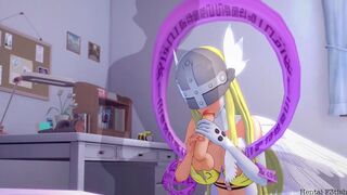 Angewomon Blows & Swallows Your Cum Digimon Hentai