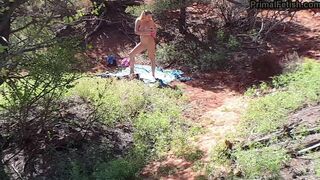 Sucked and Fucked while Camping with my step-sister