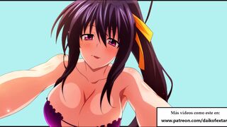 Audio JOI hentai con Akeno de DxD. Ella se rie de tu pene.