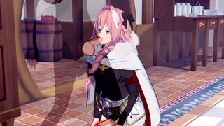 Cute Trap Astolfo Gets Pounded in the Ass