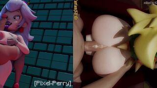 Hentai Music Video Super Mario Sluts HMV NO OVERLAY VERSION (Princess Peach,Daisy,Shy Gal,Rosalina)