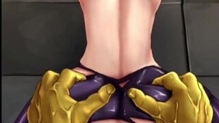 Cartoon Games-Monster Dick Cummings inside tight pussy