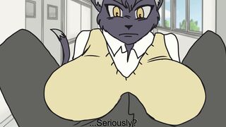 Milky Kitty and Puppy Dog (Furry Hentai Animation)
