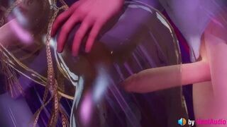 Chun Li Pussy Fuck in X-Ray (with realistic ASMR sound) 3d animation hentai anime street fighter
