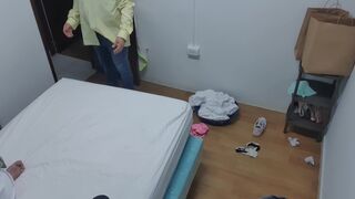 Horny busted masturbating with pillow by her stepgrandma two times