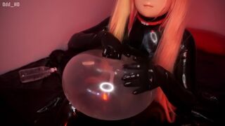 Cream Filled Inflatable Donut Made By A Cute Latex Kig