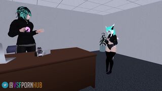 VRChat (ERP) - Shoplifter FUCKED in the ASS caught stealing