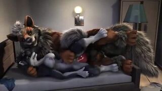 Straight Wolf Yiff-HD Animation!