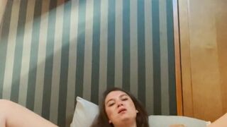 She gets caught masterbating by her roommate!