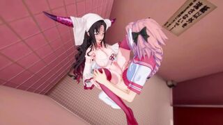 Fate - Astolfo x Kiara in toilet