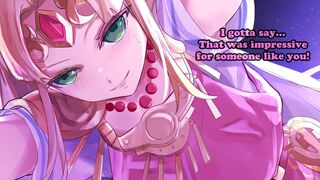 HENTAI JOI - Zelda's way out of your league... (Facesitting, Femdom, Breathplay, Big Dick Worship)