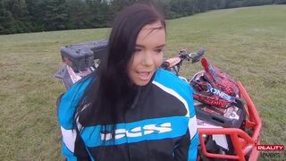 BBW Quad Biker Sofia Lee in POV