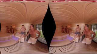 VR Porn Orgy in Sauna