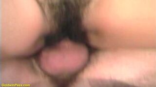 hairy stepsis ass destroyed by big cock