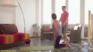 stepmom gets fucked by yoga instructor