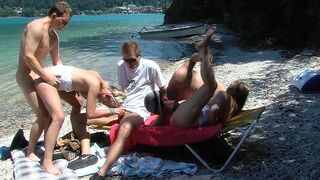 Wild GangBangs - public family therapy beach orgy