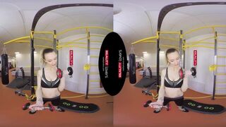 VR - Anal Workout for Fit Gym Teen
