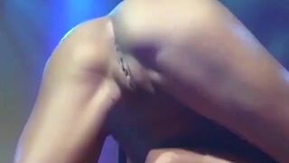 buste babe big cock fucked on public stage