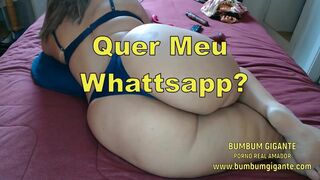 A river of lust came out through her pussy - Access my WhatsApp and Contents: www.bumbumgigante.com - Come record with me