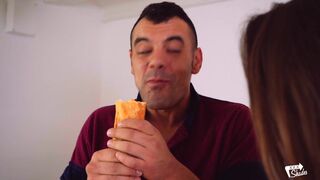 Seductive Hungarian babe Amirah Adara enjoys Spanish cock and cum in mouth