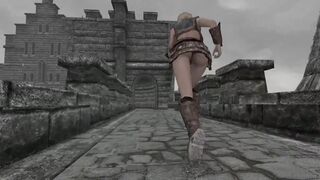 Horny Alissa loves to fuck and suck dick and swallow cum in Skyrim - Episode 4.