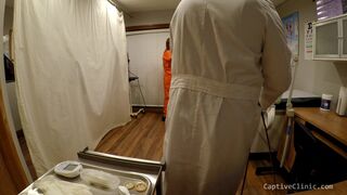 Private Prison Caught Using Inmates For Medical Testing & Experiments - Hidden Video! Watch As Inmate Is Used & Humiliated By Team Of Doctors - Donna Leigh - Orgasm Research Inc Prison Edition Part 1 of 19